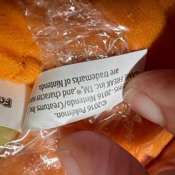 Toy Factory Kids Official Pokemon Charmander Plush Stuffed Animal Toy Orange 14" - Picture 10 of 12